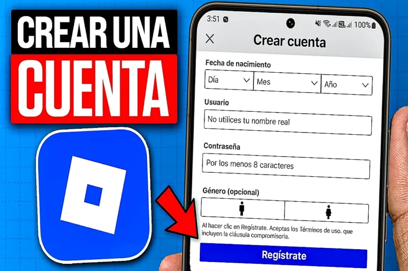 Cómo crear una cuenta de Roblox paso a paso
