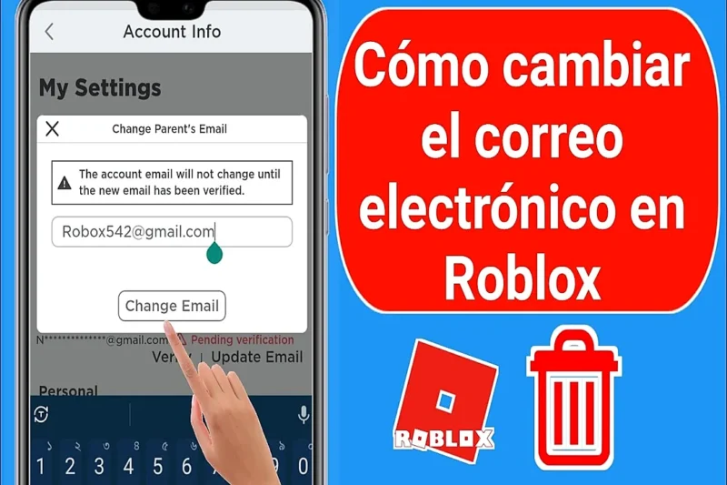 Cómo cambiar el correo electrónico de Roblox
