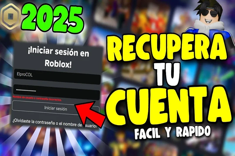 Cómo recuperar una cuenta de Roblox