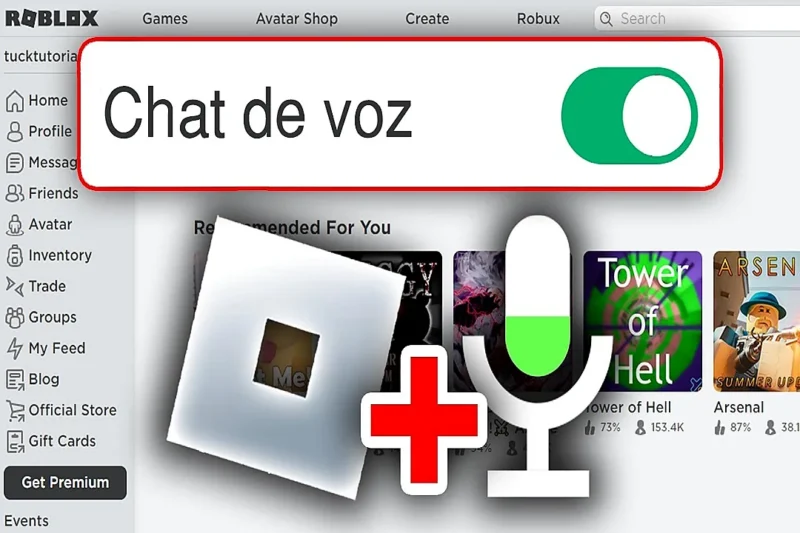 Cómo activar el chat de voz en Roblox