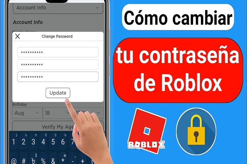Cómo cambiar la contraseña de Roblox